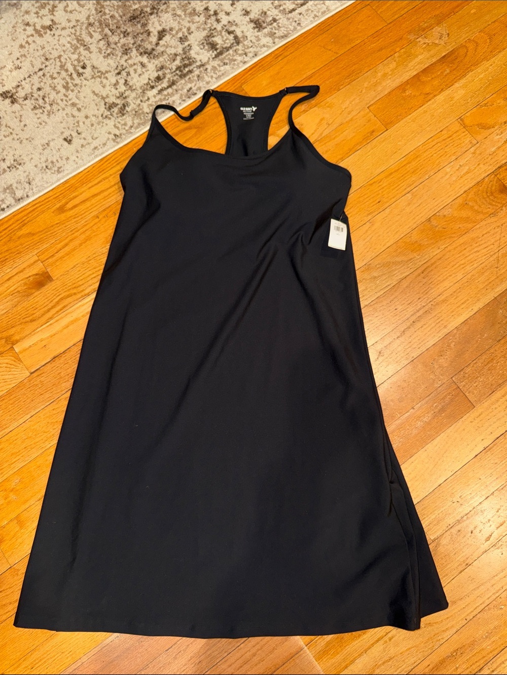Old Navy Black Racerback Midi Dress